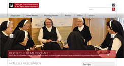 Desktop Screenshot of dillinger-franziskanerinnen-rw.de