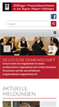 Mobile Screenshot of dillinger-franziskanerinnen-rw.de